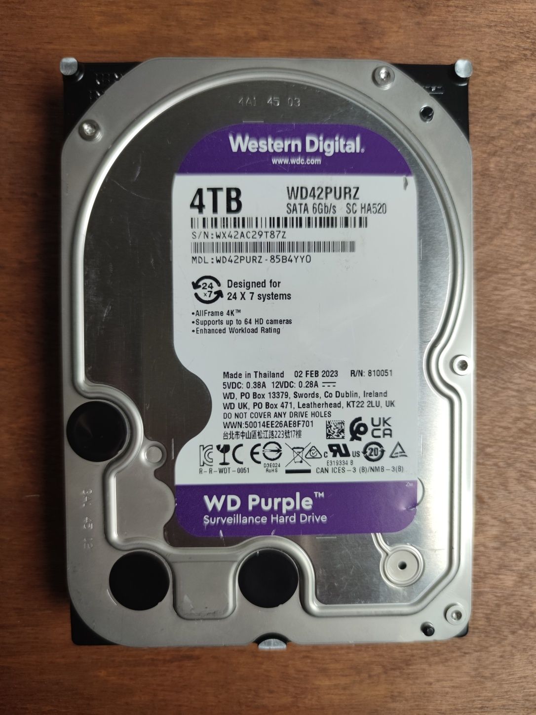 WD 4Tb Hdd не крутиться