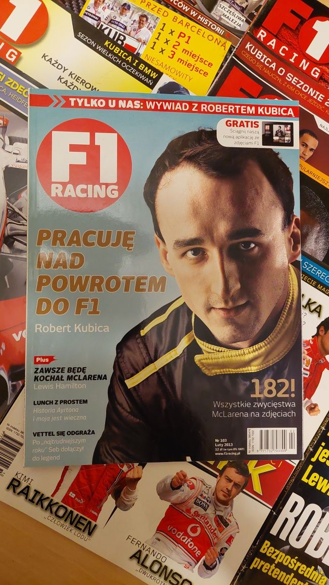 Magazyn F1 Racing - czasopismo - rok 2008