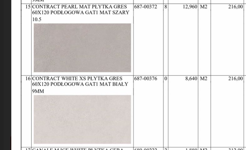 Płytki CONTRACT 120/60