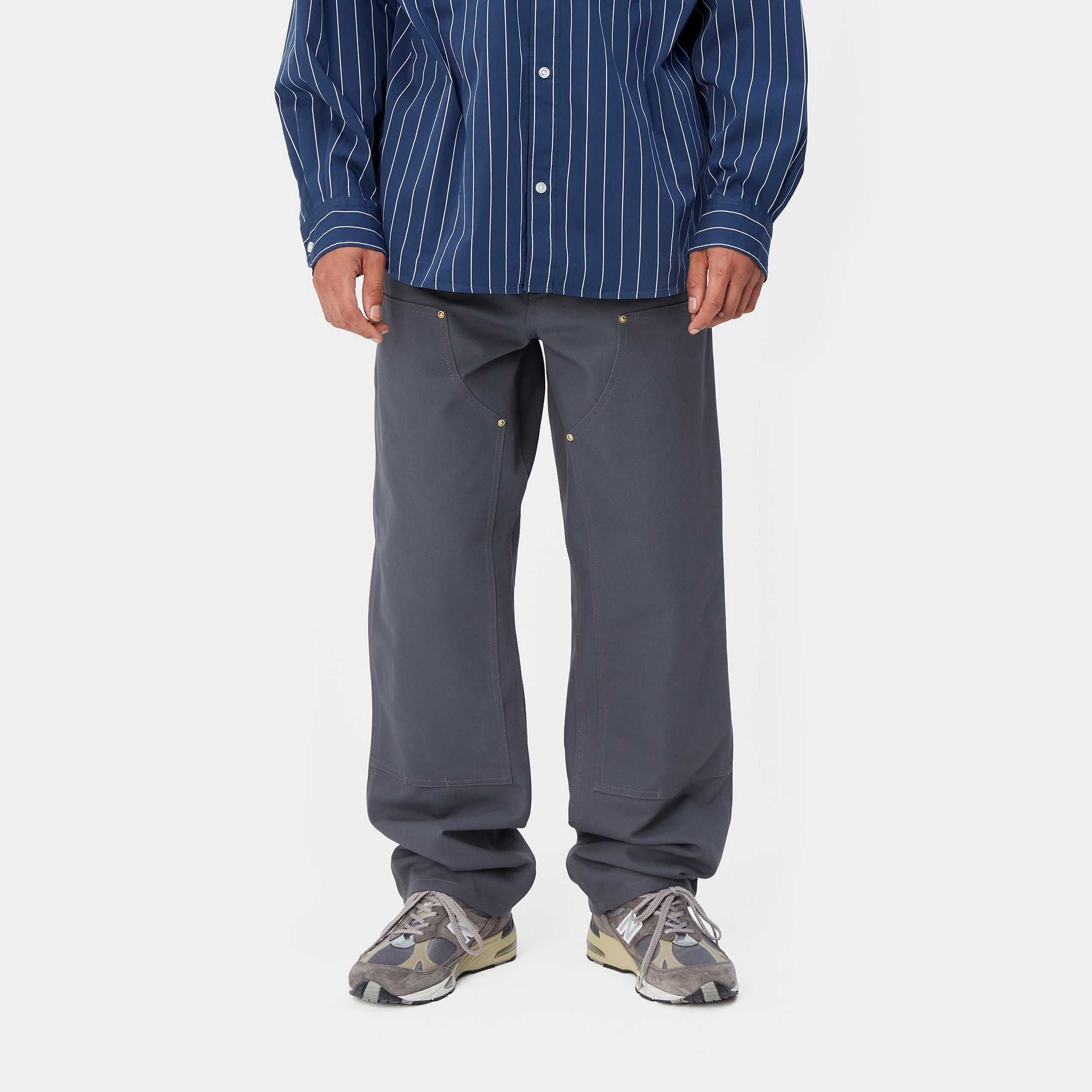 Штани CARHARTT WIP Double Knee Pants Blue