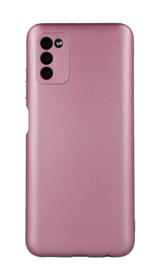 Etui, Plecki Metallic do Samsung Galaxy A22 5G różowe