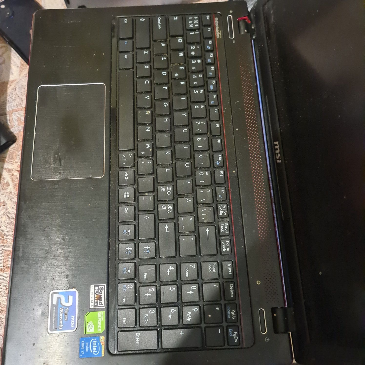 БВ Игровой ноутбук MSI MS-16GC