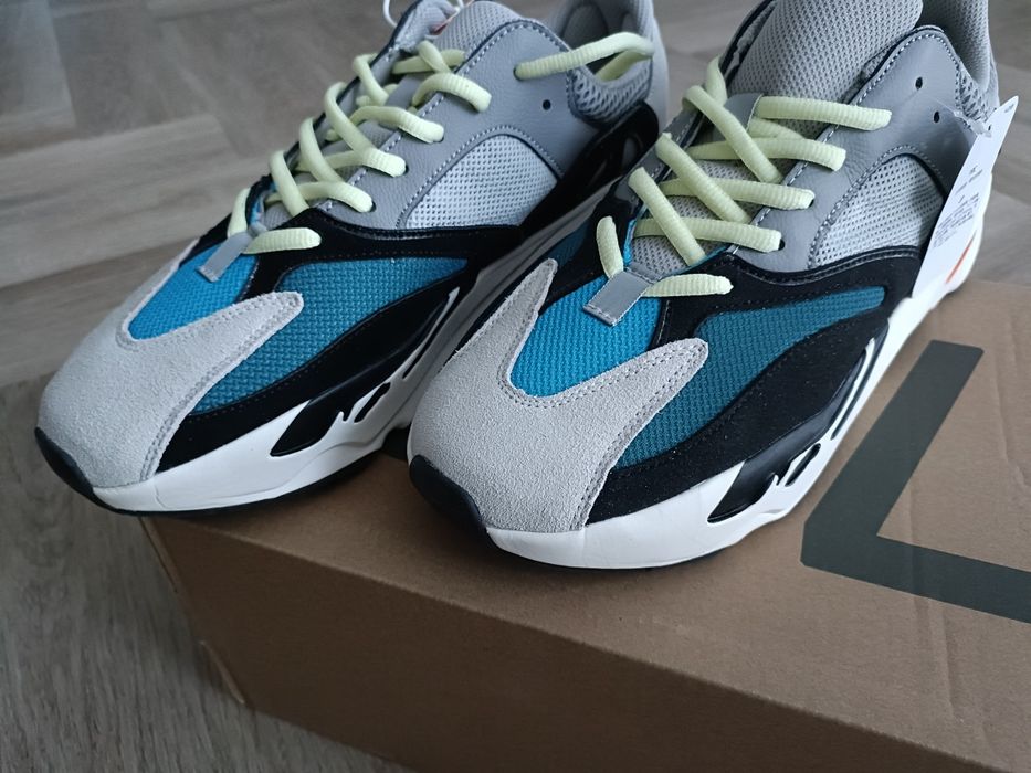 Buty Adidas yeezy wave runner solid grey 44 2/3(Off-white, Balenciaga,