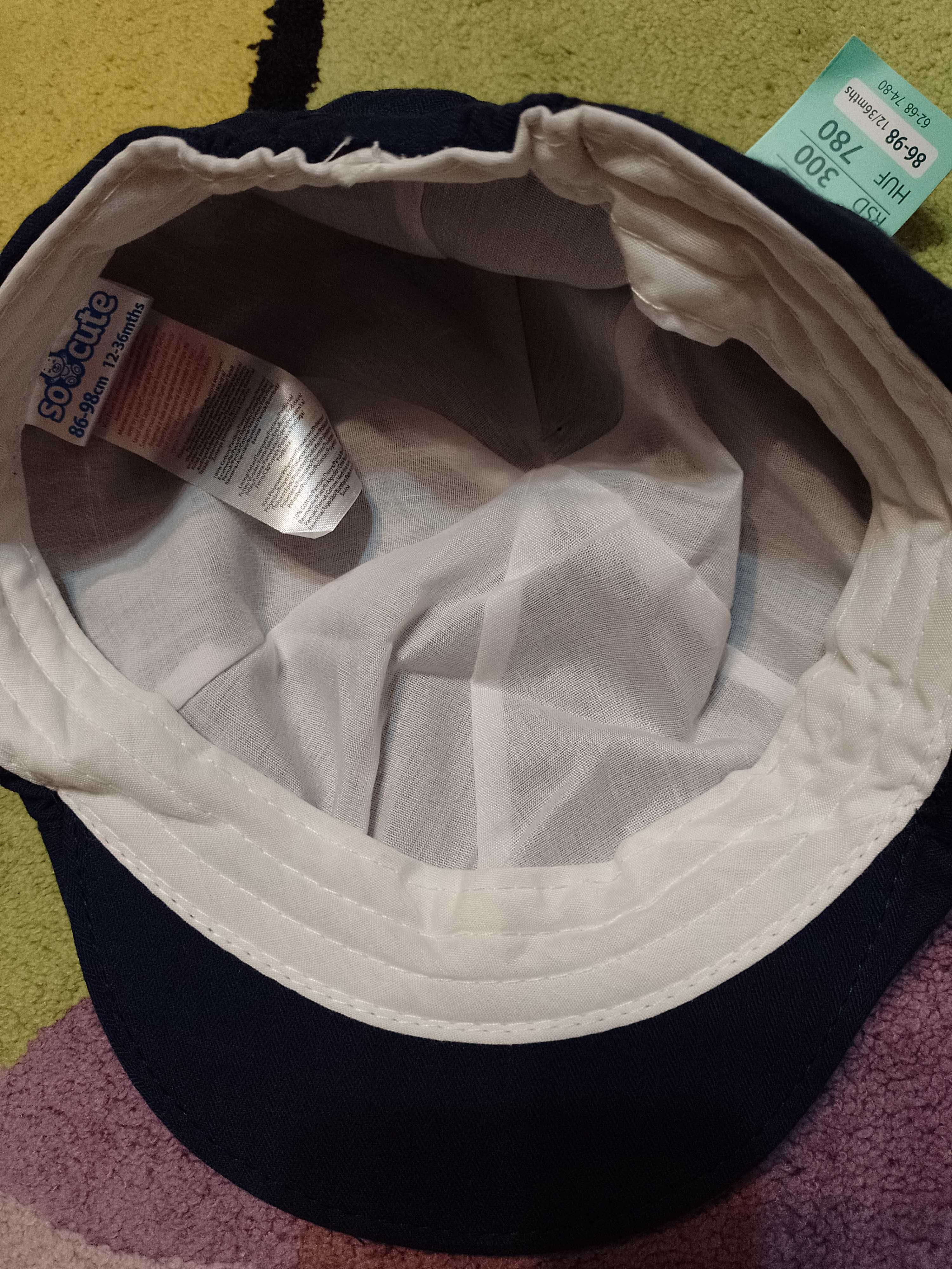 Czapka nowa przeciwsłoneczna z daszkiem