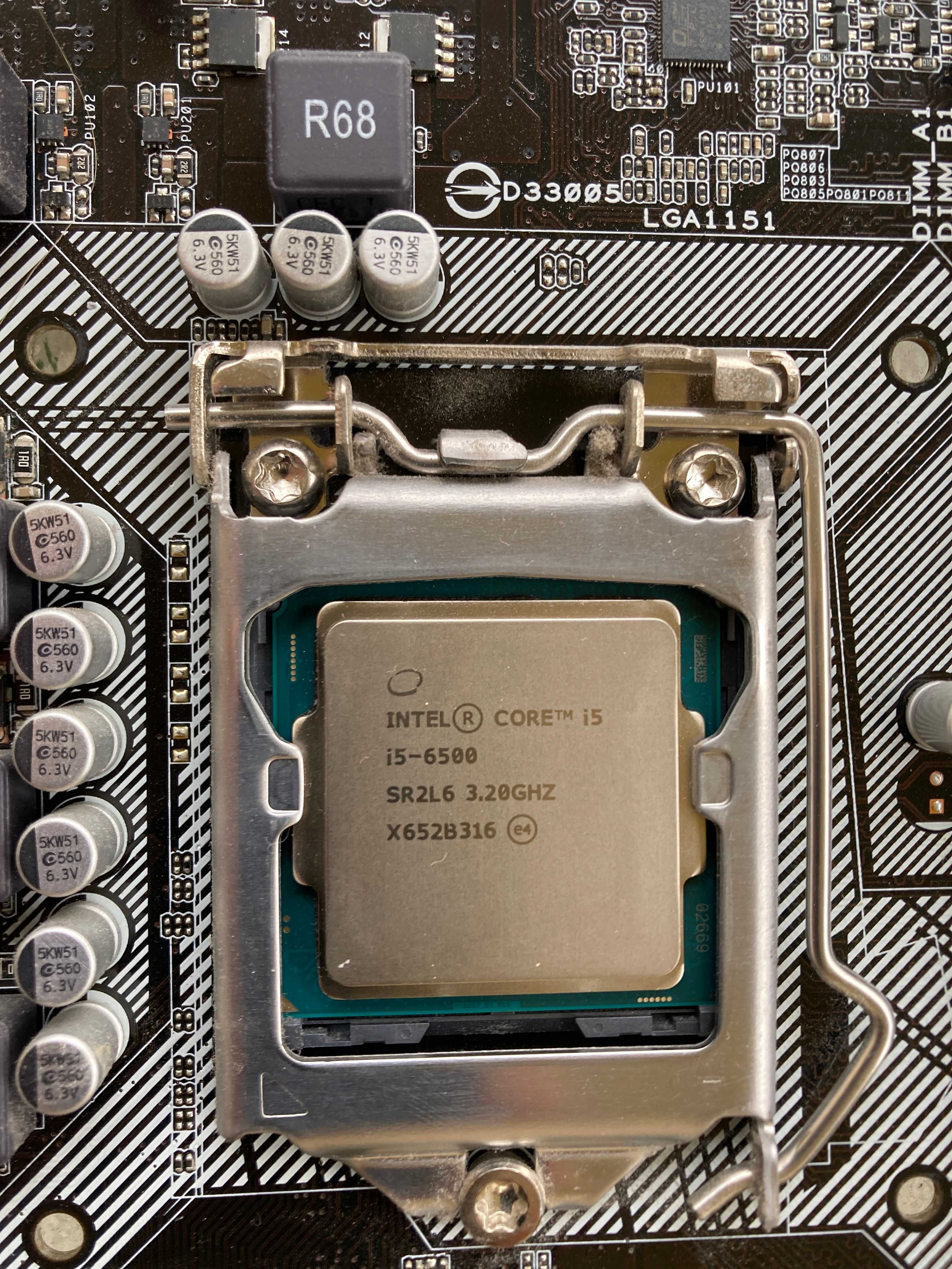 płyta Asus H100M-D procesor Intel i5-6500