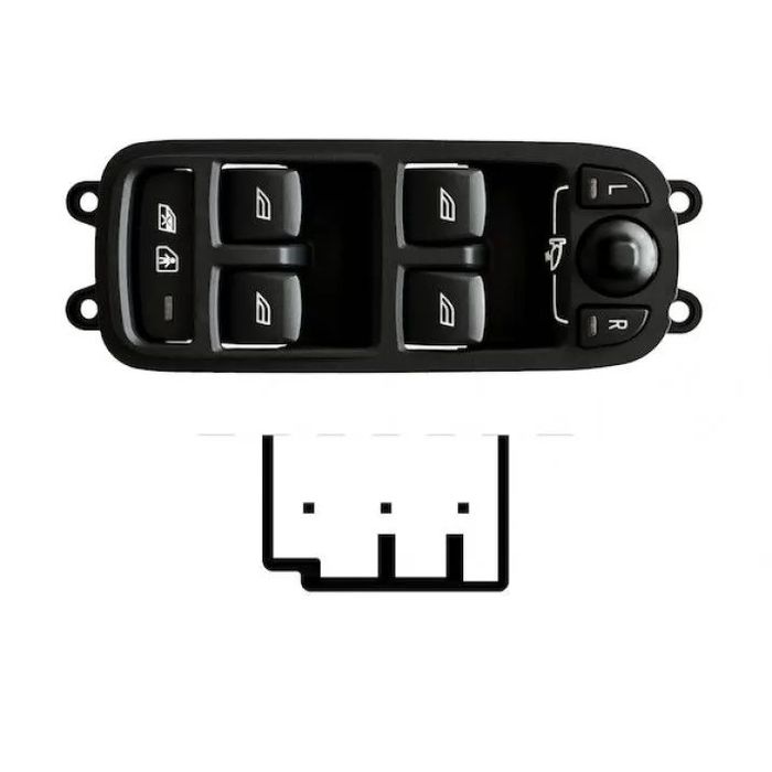 Botões Interruptor de comando dos vidros Volvo V40 S80 V70 XC70 Anos 2012--