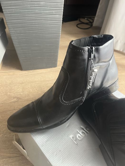 Sztyblety męskie skóra naturalna Kazkobut ocieplane