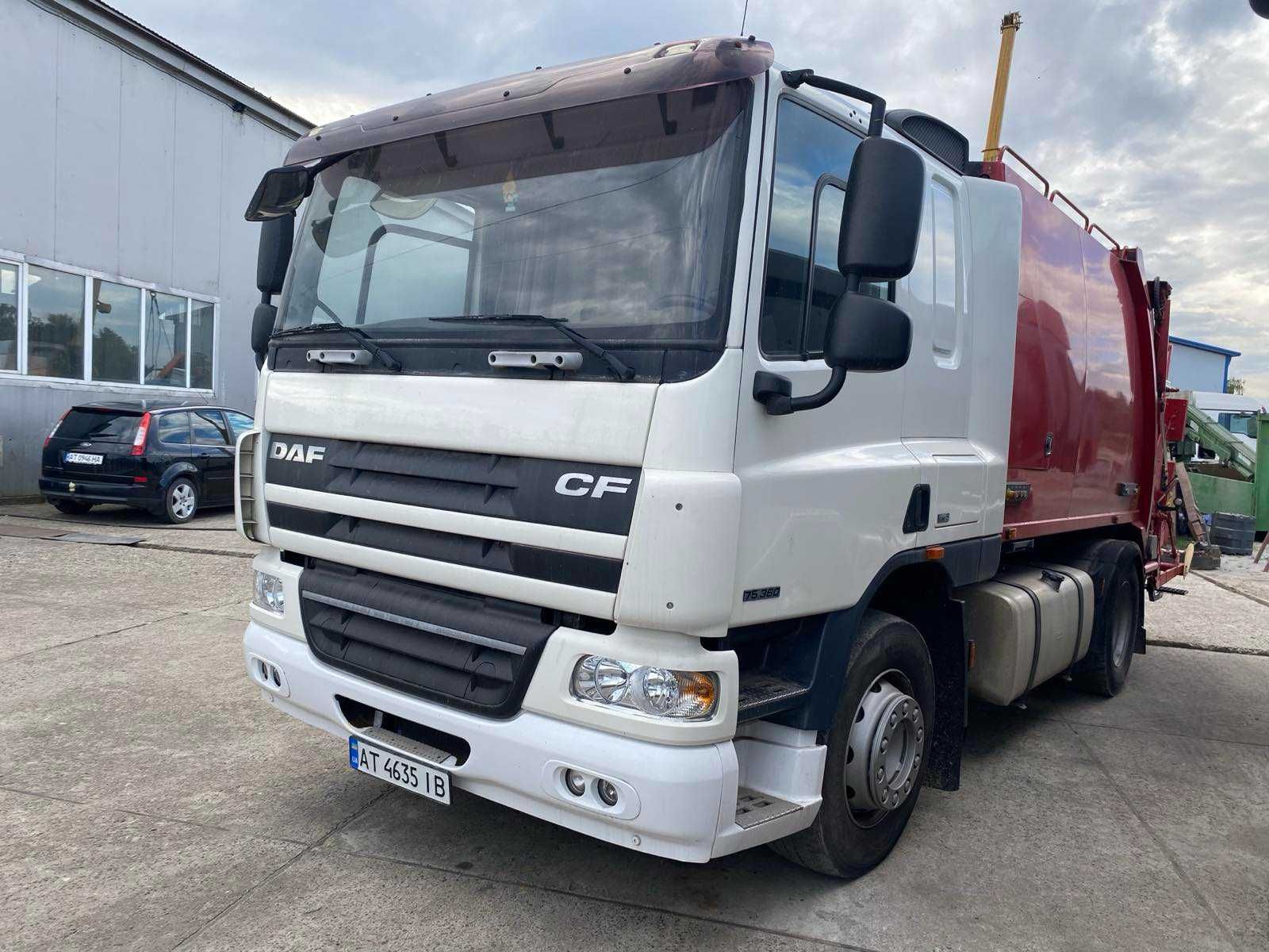 Сміттєвоз DAF CF 75.360 простіший як Man NTM 11m3 мусоровоз ПДВ