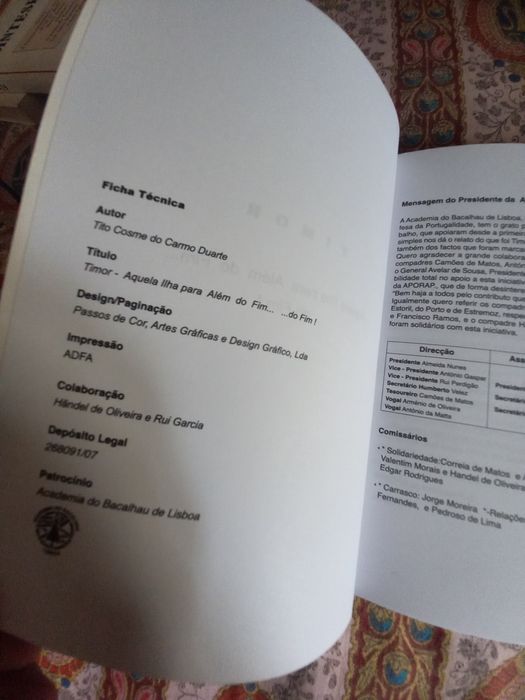 Livro sobre Timor Memórias de Tito Duarte