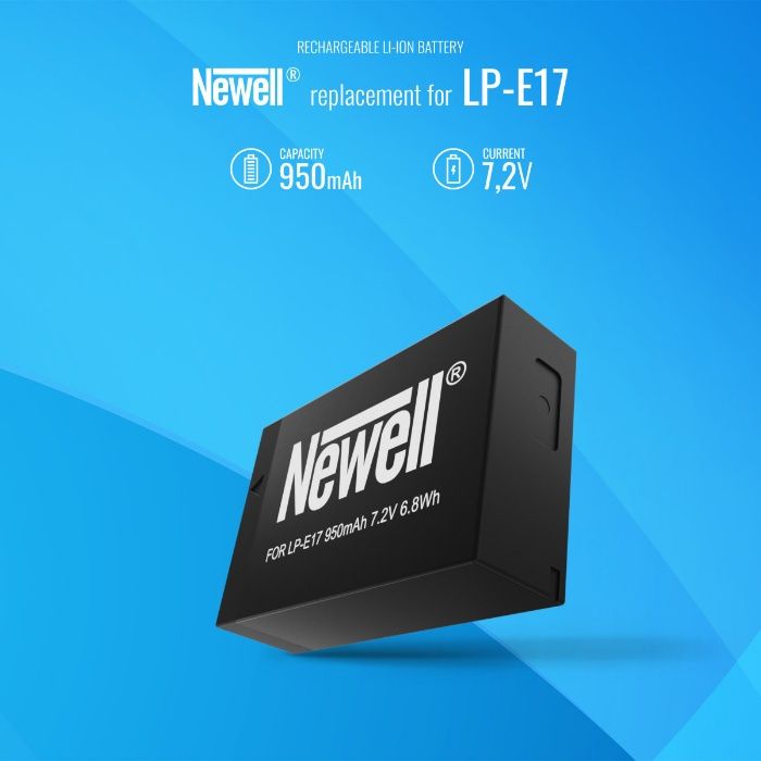 Newell LP-E17 для Canon RP,R8. Нові. Гар.40 міс.
