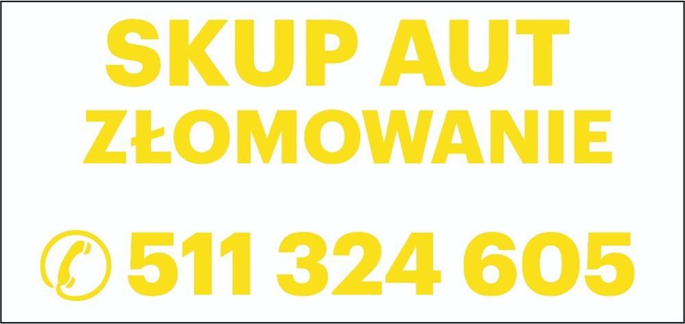 Skup aut kasacja złomowanie pojazdów bez OC bez przeglądu Angliki