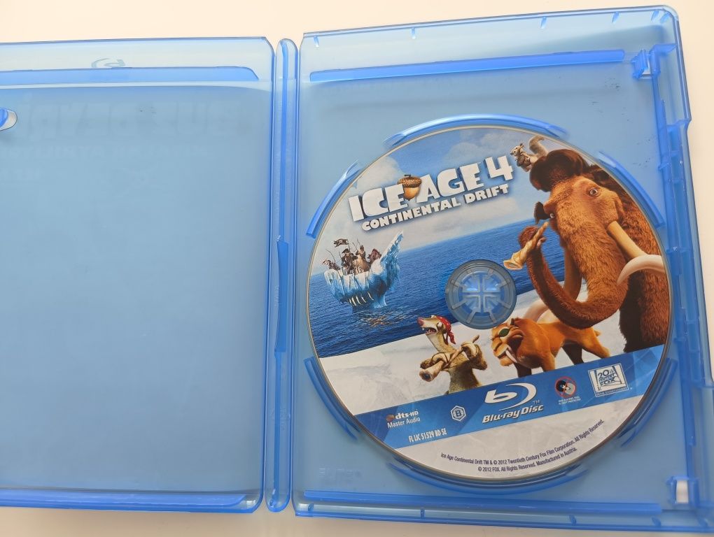 Epoka Lodowcowa 4, Kontynenty są oddzielne, Blu-ray, polska wersja jęz