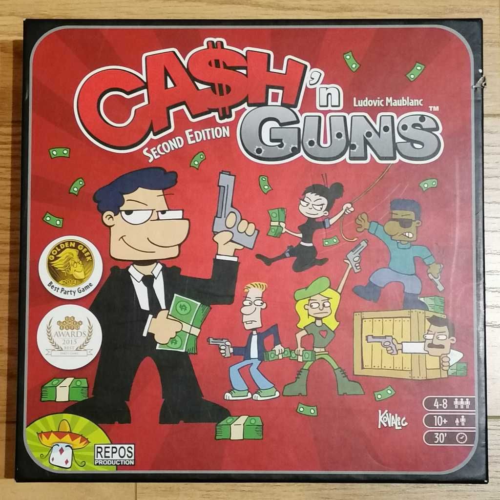 Cash N’Guns (2nd edition) (ES/EN) - jogo de tabuleiro