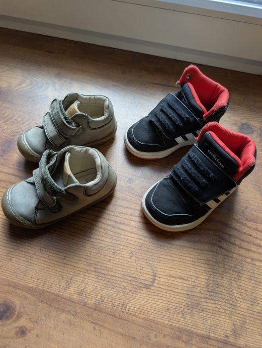 Dwie pary bucików Adidas i Lasocki 21/ 22