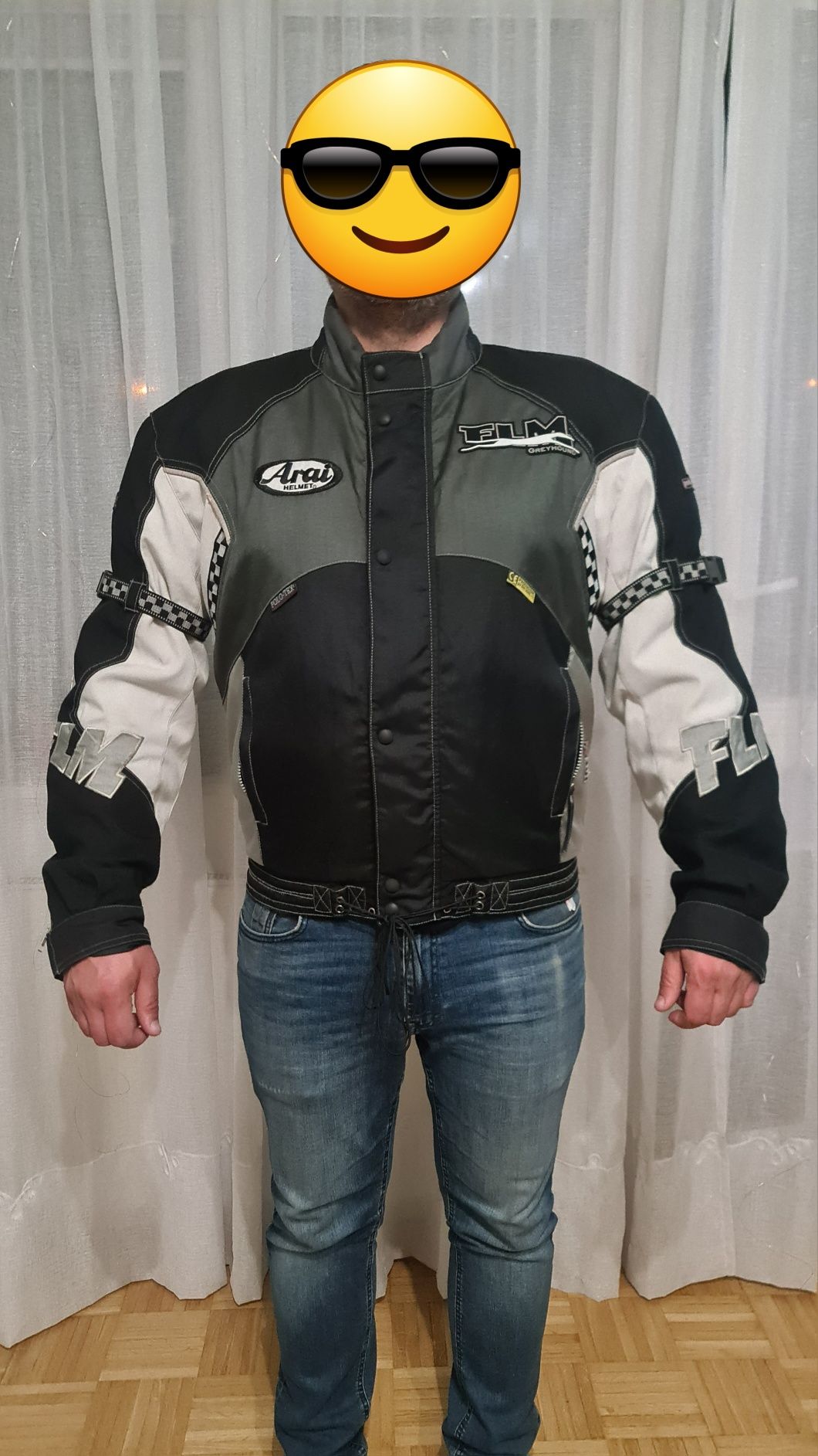 Kurtka motocyklowa FLM tekstylna XL