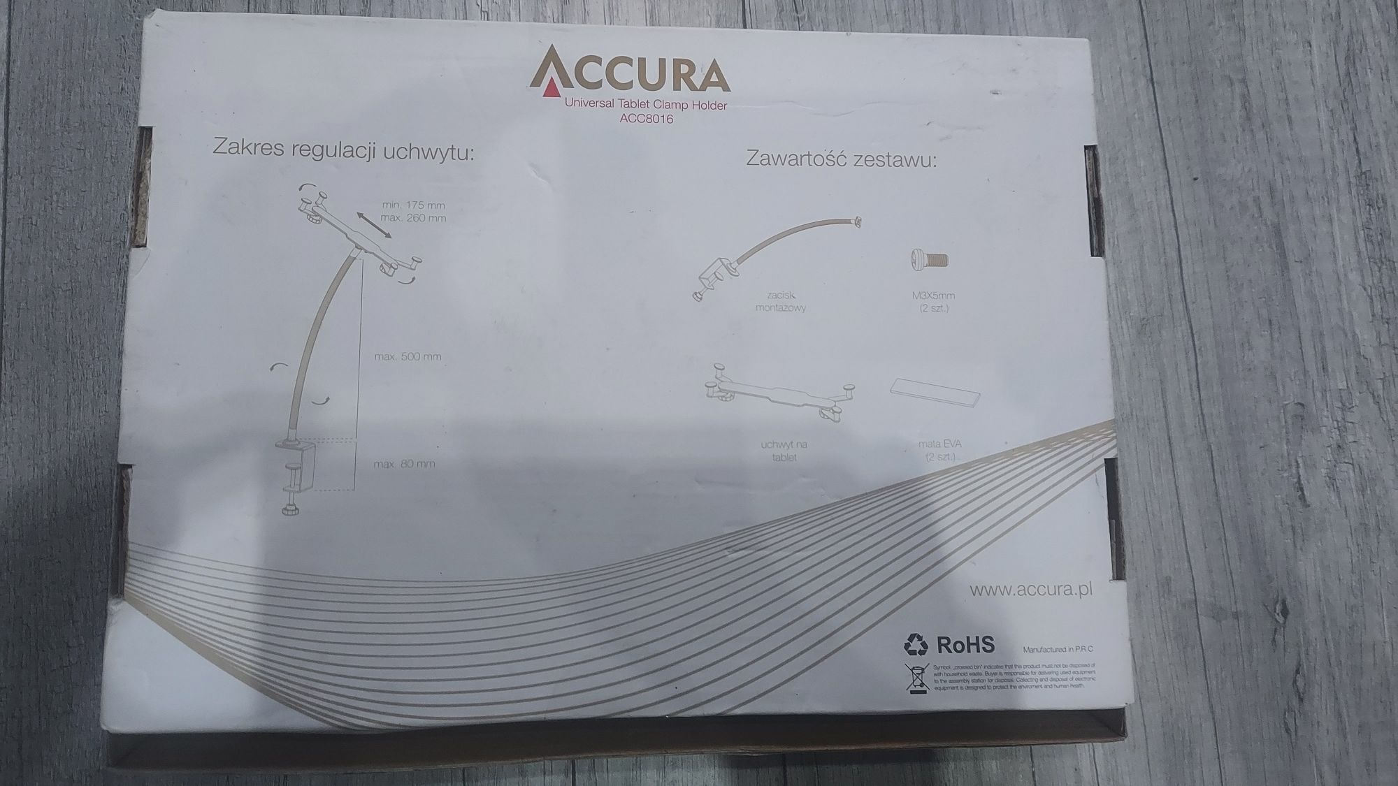 Uchwyt biurowy  Accura na tablet