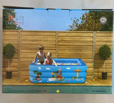 Надувной бассейн для детей размер 120*85*35