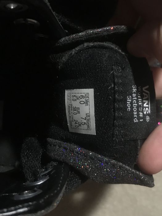Кроссовки Vans sk8-Hi rainbow glitter sk8 y2k opium rap hip hop