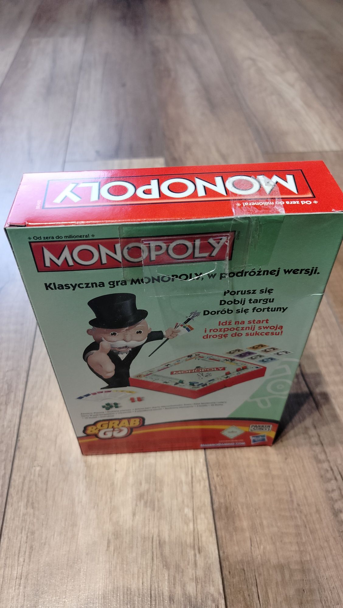 Nowa gra Monopoly Grab & Go Hasbro polska wersja językowa