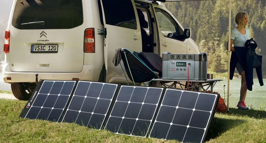 ALLPOWERS SP035 Портативна монокристалічна сонячна панель 200 Вт нова