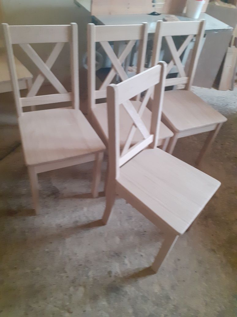 Krzesła lity dąb nowe