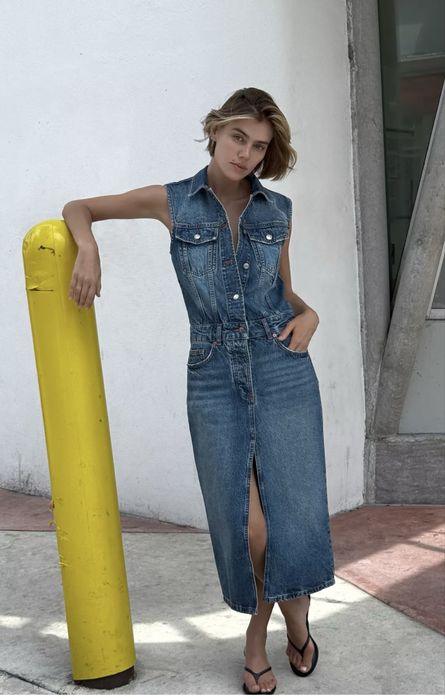 Джинсовий сарафан Zara