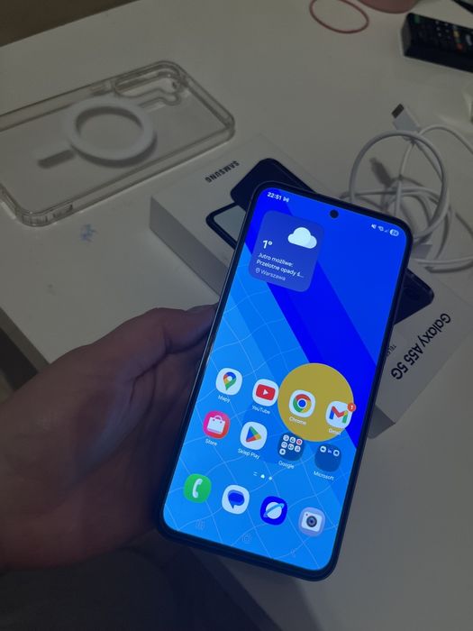 Okazja! Samsung A55 256 GB bateria 5000 mam android smartfon telefon
