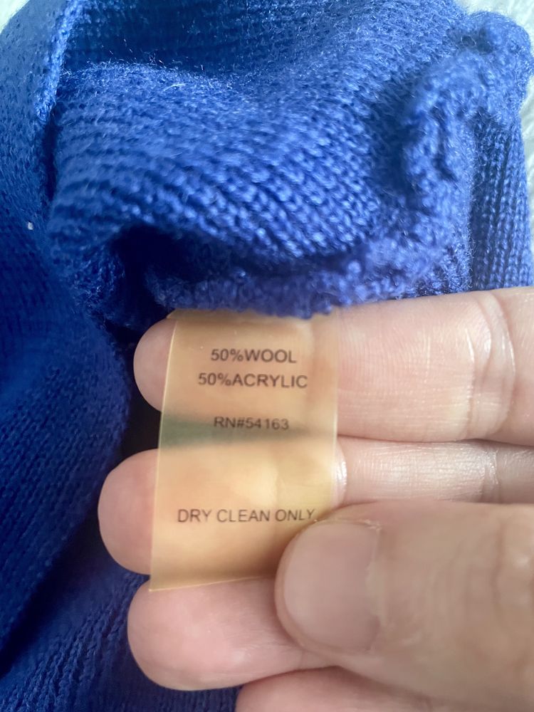 Sweter Calvin Klein kobaltowy/niebieski
