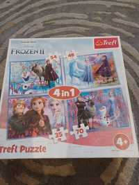 Puzzle 4w1 Frozen 2 Elsa ,Anna