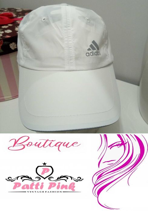 czapka czapeczka z daszkiem biała firmy adidas letnia nowa