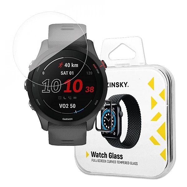 Wozinsky Full Glue Tempered Glass szkło hartowane do Garmin Forerunner