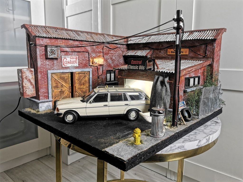 Diorama 1:18 Makieta autoart kyosho norev solido otto gt spirit bbr gt