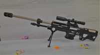Снайперская детская винтовка на пульках 6мм, Уценка, от 6лет, 94см