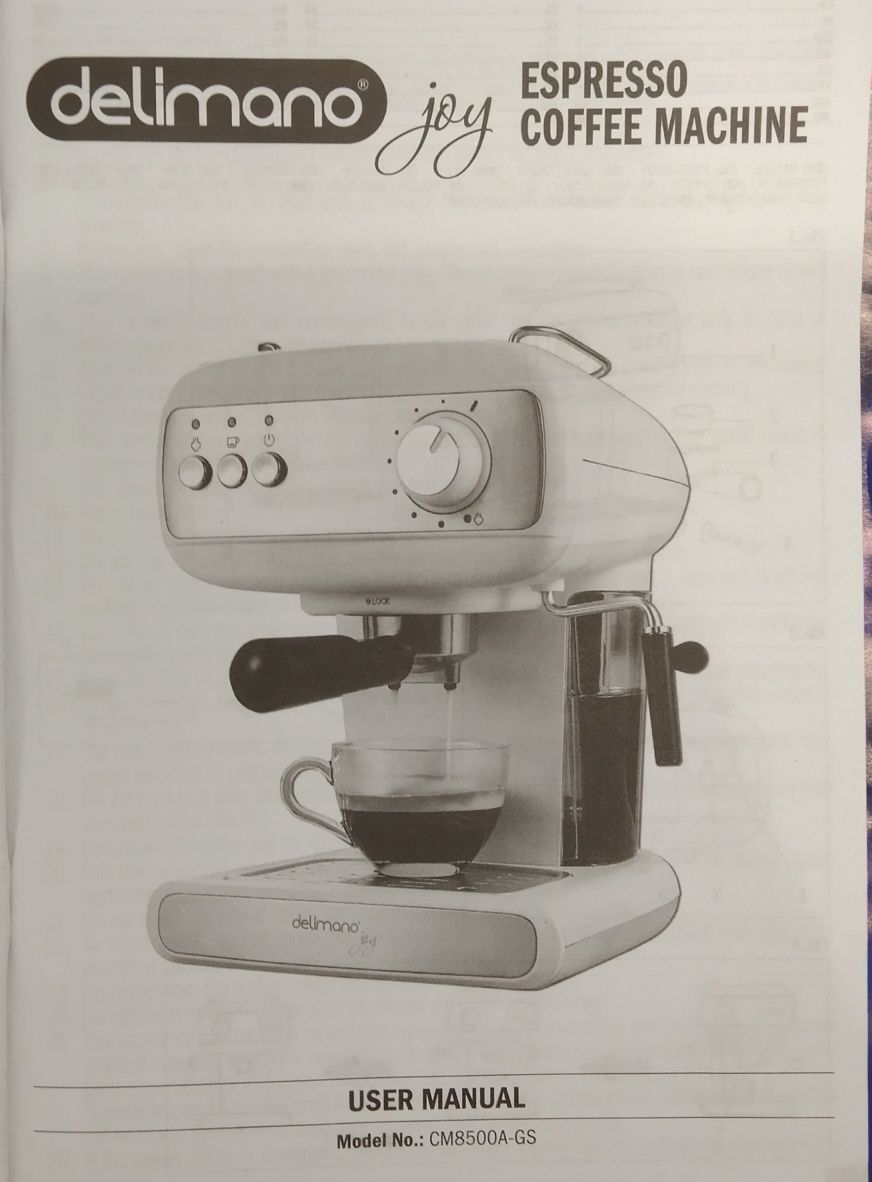 Кавоварка Espresso joy Delimano