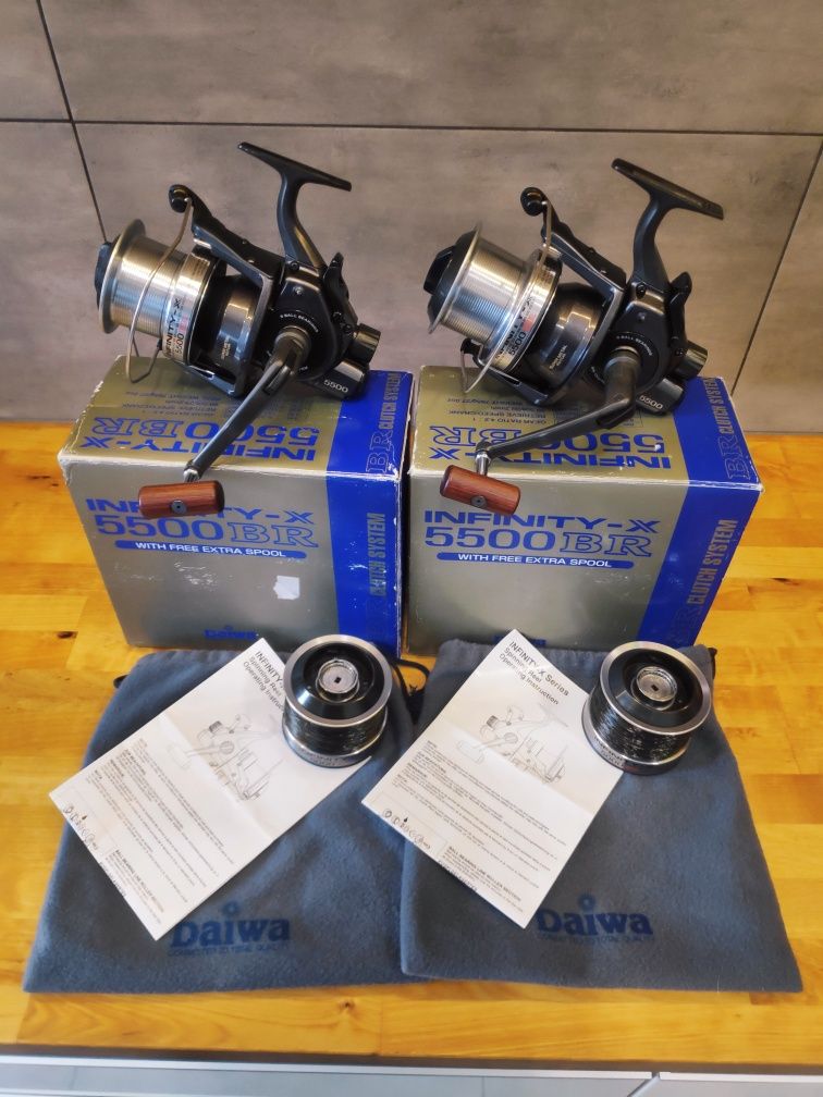 2szt _ Kolowrtek DAIWA INFINITY X _ 5500BR _ Made in Japan !!!