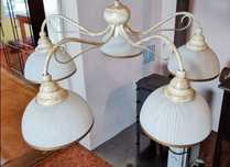 Żyrandol 5 ramienny, lampa