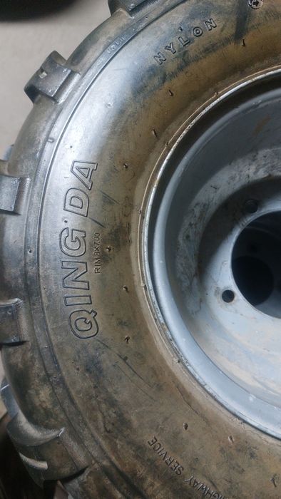 Шины на квадроцикл разноширокие комплект всборе 240/50 R8 180/80 R8