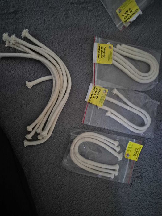 Knoty do pochodni bambusowych 15 sztuk