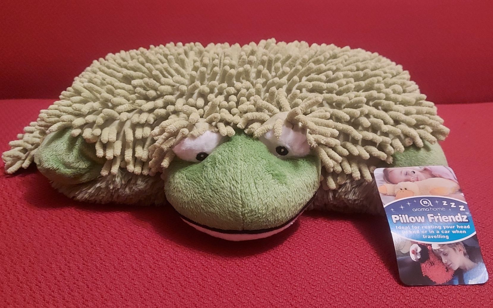 Poduszka zielona żabka Pillow Friendz