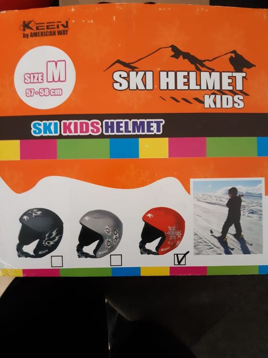 Kask narciarski z gwiazdkami