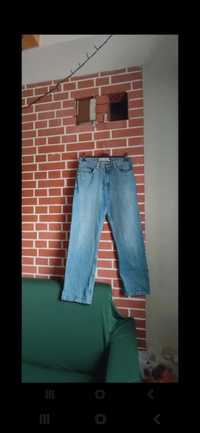 Szerokie jeansy z wysokim stanem 32/31 True vintage unisex