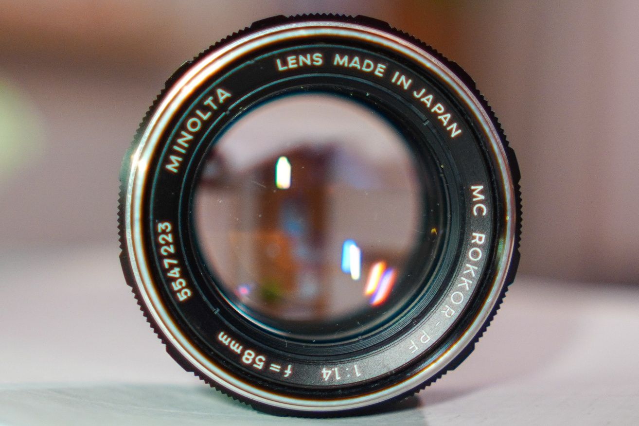 Minolta MC Rokkor-PF  58mm F1.4