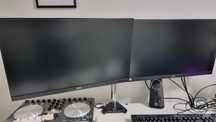 2 monitory AOC 24" z uchwytem