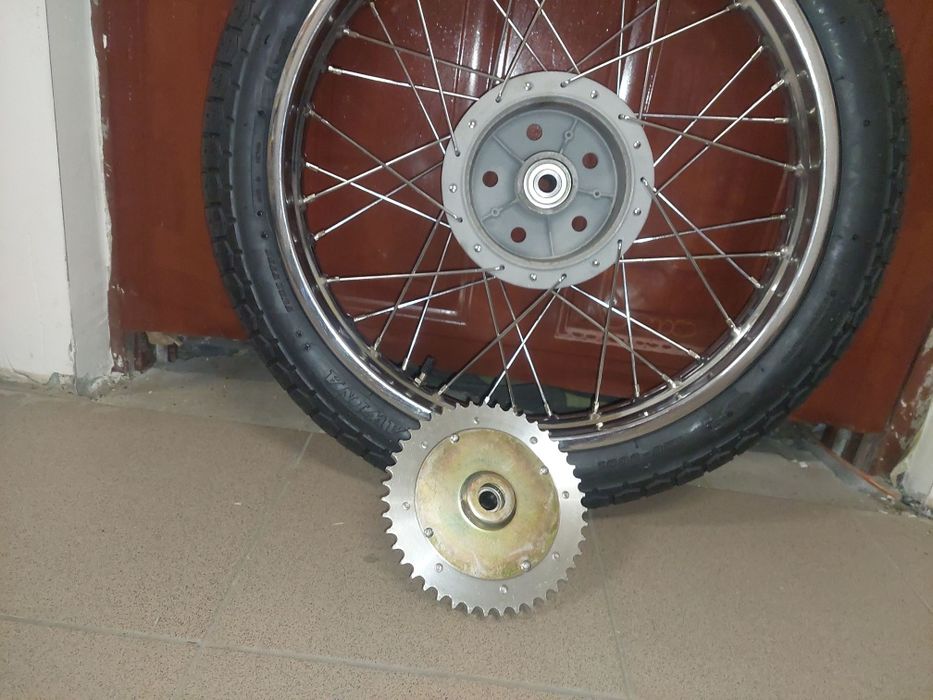 Odnowione wycentrowane koło tył wsk 125 zabierak zębatka kpl pl