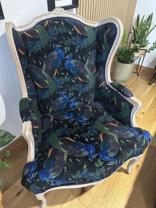 Fotel retro po renowacji