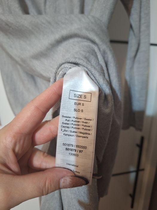 Sukienka z dzianiny długi sweter oversize