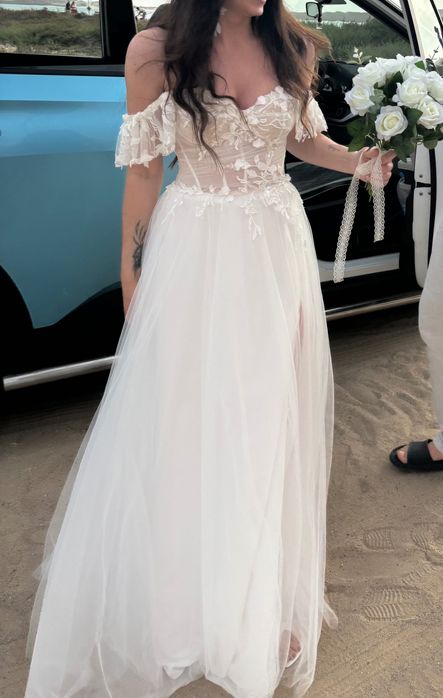 Suknia ślubna S 36 gorsetowa ZORYA salon Estera