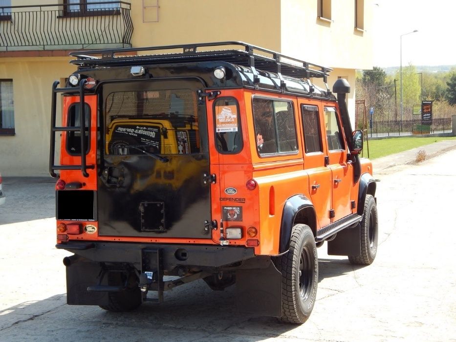 Bagażnik dachowy Land Rover Defender 110 z siatką