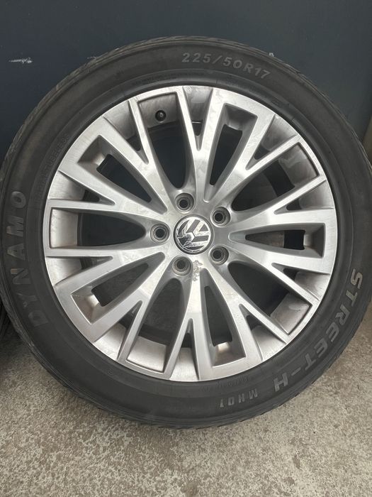 Alufelgi 5x112 225/50/17 nowe opony koła vw skoda mercedes seat