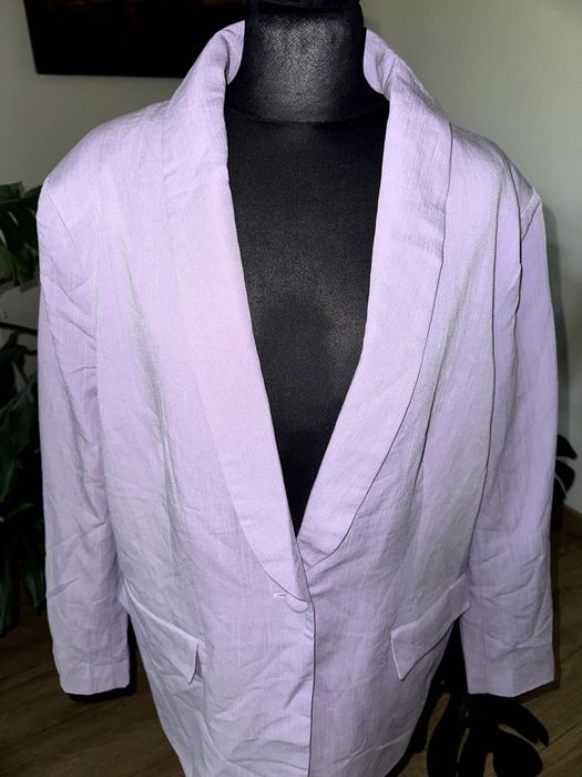 Marynarka liliowa podszewkowana nowa 44-46